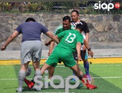 Pererat Sinergitas dengan Wartawan Kapolres Batu AKBP Oskar Gelar PIRAMIDA Melalui Sepak Bola Mini Soccer