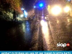 Hujan deras di Pinayung Batu – Pujon,BPPD Kota Batu menghimbau agar berhati – hati