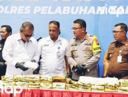 Polres Tanjung Perak Musnahkan Barang Bukti Puluhan Kilogram Narkoba