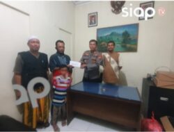 Polres Batu melalui Polsek Kasembon Berikan Bantuan Kepada Anak Penderita Gagal Ginjal