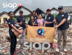 Peduli Korban Banjir Organisasi Kanggo seduluran memberi bantuan