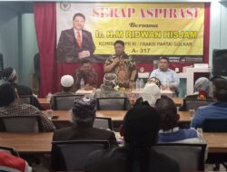 Peduli Terhadap Seniman Dan Budayawan Anggota DPR-RI Ridwan Hisjam Berikan Edukasi Serta Program Lewat Serap Aspirasi