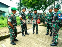 Pangdivif 2 Kostrad Tinjau Latsiap Pratugas Yonif MR 411 Kostrad