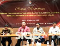 KPU Kab.Kediri Melakukan Pemutakhiran Data Pemilih Pemilu 2024