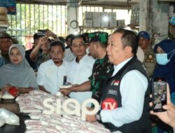 Menjelang Nataru , Polres Bersama Pemkab Jember Lakukan Pemantauan Pasar Tradisional