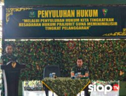 Akhir Tahun, Hukum Divif 2 Kostrad Laksanakan Luhkum di Yon Zipur 10/JP