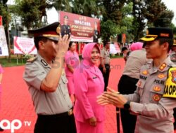 Jelang Malam Tahun Baru, Puluhan Anggota Polres Batu naik pangkat