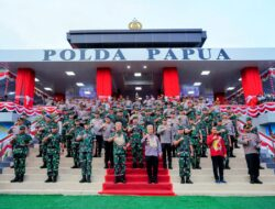 Panglima TNI dan Kepala Staf Resmikan Polda Papua Baru, Kapolri: Wujud Sinergitas Makin Kokoh