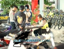 Polres Ponorogo Amankan 42 Motor Knalpot Brong