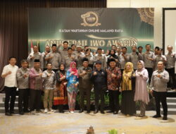 Pelantikan Ikatan Wartawan Online ( IWO ) Malang Raya periode 2023 – 2027 dan Anugrah IWO Award di Hotel Atria