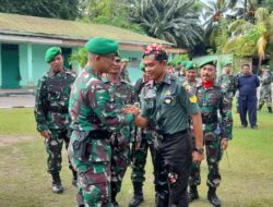 Letkol Czi Setawan Nur Prakoso Utomo S.I.P,. Memimpin Jalannya, Upacara Kenaikan Pangkat Kepada Prajurit Kodim 1603/Sikka.