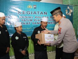 Hari Ke-15 Ramadhan 1444 H, Polres Batu Safari Ramadhan ke Ponpes Darus Sholihin Desa Pesanggrahan
