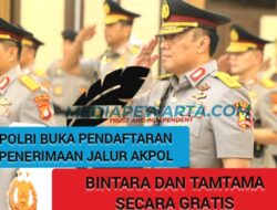 Pendaftaran Penerimaan Jalur Akpol, Bintara dan Tamtama Secara Gratis