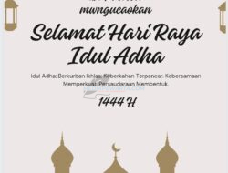 Ucapan Selamat Hari Raya Idul Adha 2023/1444 H