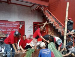 Peringati Hari Raya Idul Adha, DPC PDI Perjuangan Kota Batu Sembelih 4 Sapi dan 3 Kambing