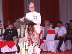 Pemkot Batu Gelar Upacara Hari Jadi Ke-78 Provinsi Jatim dan Hari Jadi Ke-22 Kota Batu Di Pasar Induk Among Tani