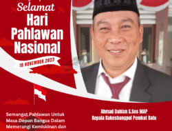 Bakesbangpol Pemkot Batu  mengucapkan   Selamat  Hari Pahlawan Nasional 2023