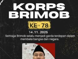 Dinas PUPR Pemkot Batu  mengucapkan   Hari Ulang Tahun   Brigade Mobil  ( Brimob ) ke 78