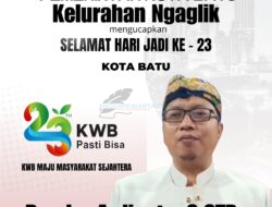 Kelurahan Ngaglik Mengucapkan Selamat Hari Jadi Ke – 23 Kota Batu