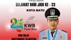 Kelurahan Temas mengucapkan Selamat Hari Jadi Ke – 2 Kota Batu