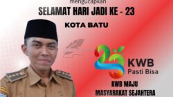 Kecamatan Batu mengucapkan Selamat Hari Jadi Ke – 23 Kota Batu