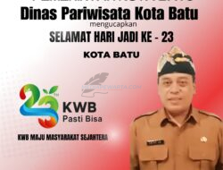 Dinas Pariwisata Kota Batu Mengucapkan Selamat Hari Jadi Kota Batu Ke – 23