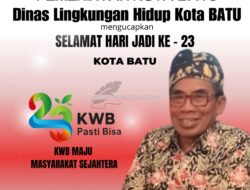 Dinas Lingkungan Hidup ( DLH ) Kota Batu mengucapkan Selamat Hari Jadi Ke – 23 Kota Batu