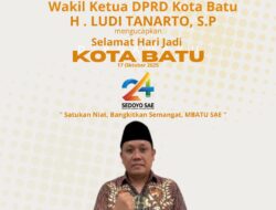 Wakil Ketua DPRD Kota Batu, H . Ludi Tanarto, S.P