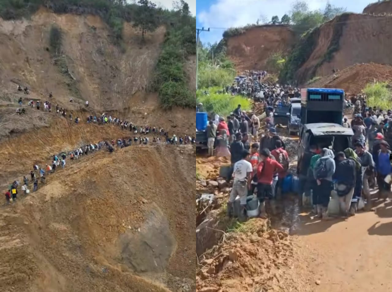 Perjuangan 3 Jam di Atas Reruntuhan