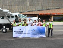 Penerbangan Perdana Subsidi Angkutan Udara Perintis Korwil Gorontalo Perkuat Konektivitas Wilayah Kepulauan