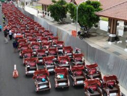 Gratis! 200 Becak Listrik Prabowo Tiba di Sidoarjo, Para Tukang Becak Panjatkan Doa untuk Presiden